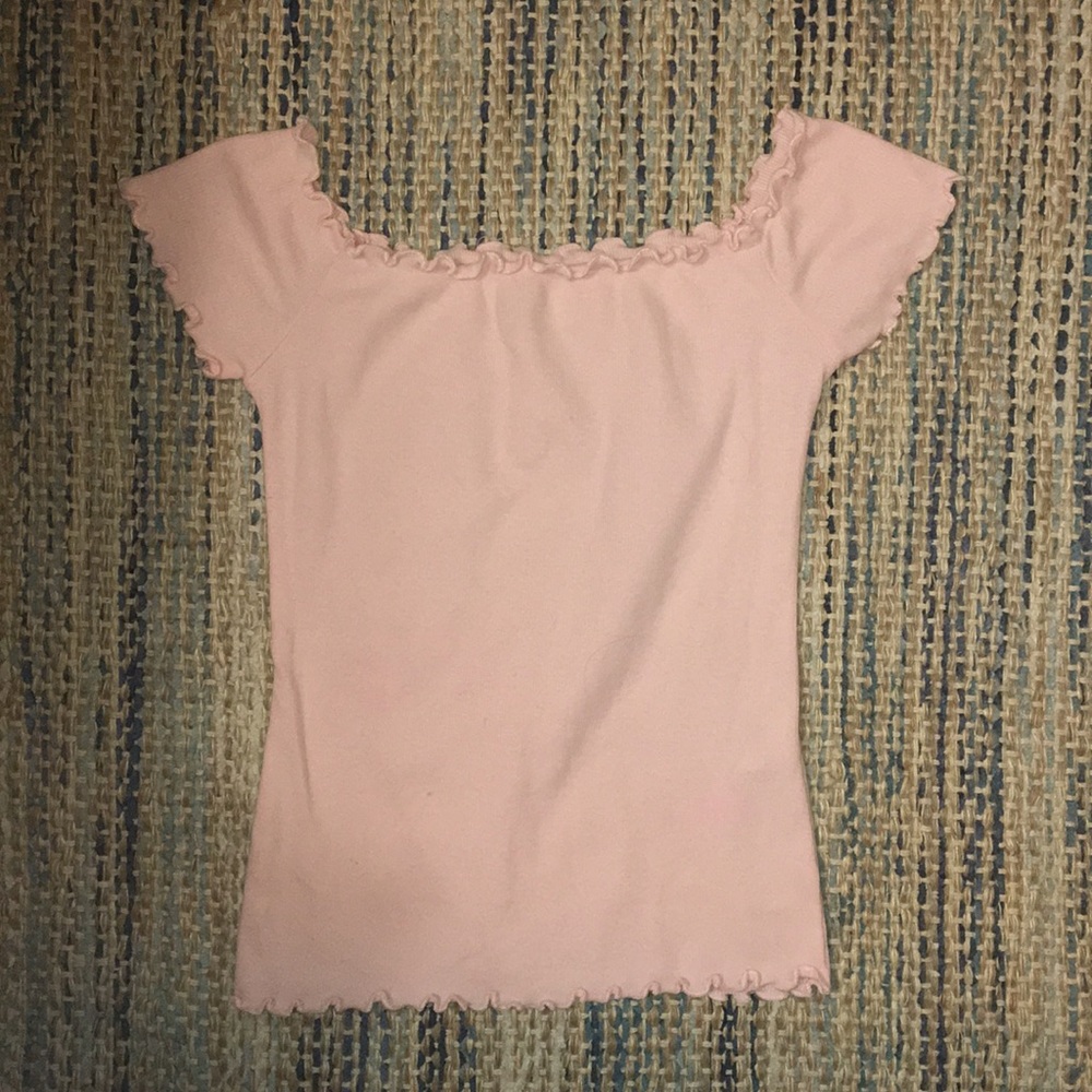 Pink crop top